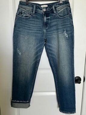 KanCan Distressed Jean, cuffed or uncuffed Size 7/27